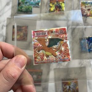 LOT Pokemon card Sticker Lotte Wafer Seal HOLO Japanese LOT RARE Charizards